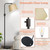 Dimmable Floor Lamp, 1000 LM LED Edison Bulb Included, Arc Floor Lamps for Living Room Modern Standing Lamp Tall Lamps for Living Room Bedroom-Champagne