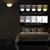 Floor Lamp, Remote Control with Stpeless Color Temperatures and Brightness, Torchiere lamp for Bedroom, Living Room, Bulb Included (Matte Black)