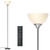 Floor Lamp, Remote Control with 4 Color Temperatures, Torchiere Floor lamp for Bedroom, Standing Lamps for Living Room, Bulb Included (Brushed Nickel)