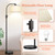 Upgraded Modern Arc Dimmable Tall Standing Floor Lamp with Linen Shade, 1200 Lumens LED Bulb Included, for Living & Reading Room, Bedroom, Office & Nursery, Matte Black