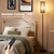 64'' Floor Lamps for Living Room with Remote Control and Stepless Dimmable Colors Temperature & Brightness, 9W Bulb Included(Black Lampshade & Black Pole)