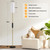 64'' Floor Lamps for Living Room with Remote Control and Stepless Dimmable Colors Temperature & Brightness, Gold Standing Lamp with Black Marble Base