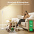 Dimmable LED Floor Lamp, Super Bright Reading Lamps Floor Standing Lamp with Remote & Touch Control, Stepless Dimming & 2700K-6500K Color Temperature, for Living Room Bedroom Office, White