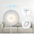 Floor Lamp,30W/2400LM Sky LED Modern Torchiere 3 Color Temperatures Super Bright Floor Lamps-Tall Standing Pole Light with Remote & Touch Control for Living Room,Bed Room,Office（Platinum Silver）