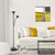72" Floor Lamp with Adjustable Reading Light, Bright, Easy-to-Assemble Torchiere for Bedroom, Living Room & Office - Space-Saving Slim Design