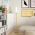 Floor Lamp with Remote Control,Bright Floor Lamps for Living Room/Bedroom/Office, Stepless Adjustable 3000K-6000K Colors and 10-100% Brightness,Standing Light with Foot Switch (Brass Gold)
