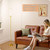 Floor Lamp with Remote Control,Floor Lamps for Living Room/Bedroom/Office, Stepless Adjustable 3000K-6000K Colors and 10-100% Brightness,Standing Light with Foot Switch (brassgold+Beige Linen)