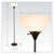 71-in. Charles Black Modern Standing Lamp NHFL-CH-BK, Floor Lamp for Living Room, Bedroom, and Other Home Decor, Ambient Lighting and Mood Lighting for Office Decor