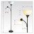 Torchiere William 71 inch Modern Standing Daughter Floor Lamp, Perfect Light for Bedrooms, Living Room, Office, Reading, Mother-Son Black