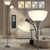 Led Floor Lamp, Super Bright 11W+7W 2100LM Torchiere Floor Lamps for Living Room, Stepless Adjustable 4 Color Temperatures 3000K-6000K with Remote Control for Bedroom (Matte Black)