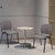 Set of 10 Stackable Waiting Room Chairs, Armless No Wheels Reception Chair with Upholstered Seat, Guest Chairs for Conference, Breakroom, Lobby, Events, Church, School, Hall, Hotel (Grey)