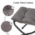 15" Folding Ottoman, Foldable Footrest Stool, Portable Small Foot Stool for Couch, Collapsible Foot Rest Ottoman for Sofa, Accent Padded Ottomans for Living Room, Bedroom, Dark Coffee