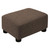 Small Foot Stool Ottoman Footstool with Legs Under Desk Footrest for Living Room Bedroom and Office,Linen-Brown