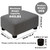 Small Foot Stool Ottoman Footstool with Legs Under Desk Footrest for Living Room Bedroom and Office,Linen-Grey