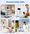 Medical Cart 4 Tiers, Lab Utility Cart with 2 Drawers & 1 Top Tray, ABS Mobile Medical Trolley Cart, Hospital Mobile Ultrasound Cart with 4 Silent Wheels for Dental Clinic, Beauty Salon, 220 LBS