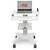 Medical Trolley Cart with Scanner Holder and Drawer - Dental Clinic Laptop Cart with Wheels - Rolling Medical Laptop Cart for Hospitals & Clinics - Height Adjustable Dental Office Workstation