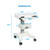 Medical Trolley Cart with Scanner Holder and Drawer - Dental Clinic Laptop Cart with Wheels - Rolling Medical Laptop Cart for Hospitals & Clinics - Height Adjustable Dental Office Workstation