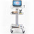 Adjustable Mobile Medical Cart with Wheels, Laptop Rolling Cart with Storage Basket Large Tabletop Medical Trolley Workstation for Hospital, Lab Use (3 Tier)