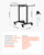 Folding Chair Dolly, 200 LBS Capacity, T-Shape Chair Cart for 14 Chairs, Heavy-Duty Metal Chair Storage Dolly with Rubber Wheels, Multi-Function Chair Holder for Party Event,Hotel, Matte Black