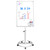 Mobile Whiteboard – 36 x 24 inches Portable Magnetic Dry Erase Board, 3' x 2' Stand Easel White Board Dry Erase Easel Standing Board with Flipchart Hooks
