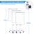 Mobile Whiteboard 40 x 28 Inches, Magnetic Dry-Erase Flipchart Easel Stand with Height Adjustment, 2 Extendable Side Arms and 25-Sheet Paper Pad for Office, School, Home