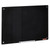 Magnetic Glass Whiteboard, Dry Erase Board 36"x24", Wall-Mounted Large White Glassboard Frameless, with Marker Tray, an Eraser and 2 Markers, Black