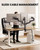Triple Monitor Mount, Fully Adjustable Gaming 3 Monitor Desk Mount for 17 to 32 inch Computer Screens, Swivel, Tilt, Rotation, C-Clamp & Grommet Base