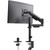 Single Monitor Arm, Adjustable Desk Gaming Monitor Mount for 13-34″ Screens, Up to 19.8 lbs, Enhanced Stability with Integrated C-Clamp, Upgraded Cable Management, VESA 75x75/100x100mm, Black