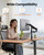 Single Monitor Arm, Adjustable Desk Gaming Monitor Mount for 13-34″ Screens, Up to 19.8 lbs, Enhanced Stability with Integrated C-Clamp, Upgraded Cable Management, VESA 75x75/100x100mm, Black