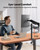 Single Monitor Arm, Adjustable Desk Gaming Monitor Mount for 13-34″ Screens, Up to 19.8 lbs, Enhanced Stability with Integrated C-Clamp, Upgraded Cable Management, VESA 75x75/100x100mm, Black