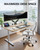 Dual Monitor Stand, Fully Adjustable Gaming Monitor Desk Mount for 13–32″ Computer Screens, Full Motion VESA 75x75/100x100 with C-Clamp & Grommet Base, Each Arm Holds 4.4 to 19.8 lbs