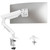 Single Monitor Desk Mount, 13-32 inch Adjustable Full Motion Monitor Arm, Computer Monitor Stand Holder with Clamp and Grommet Base, Fits 4.4 to 22lbs Screens, VESA Mount Bracket, White, Freelift Pro