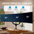 Triple Monitor Mount for 17 to 32 inch Screens, Adjustment Gaming Triple Monitor Stand with Swivel, Tilt, Rotation, Clamp & Grommet Kit