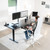 Large Clamp-on Computer Keyboard and Mouse Under Desk Slider Tray, 27 x 11 inch Pull Out Platform Drawer, Gray, MOUNT-KB05GY