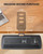 Keyboard Tray Under Desk, 360 Adjustable Ergonomic Sliding Keyboard & Mouse Tray, Under Desk Keyboard Tray Slide Out, Keyboard Holder Under Desk for Typing in Home, Office Work, 25"W x 9.84"D