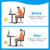 Solid Steel Under Desk Keyboard Tray Slide Out with 360° Rotating Mouse Platform,Keyboard Shelf Sliding,Under Desk Mounted Keyboard Holder,Under Desk Keyboard Drawer 28"Lx11"W