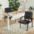 Office Guest Chair Bonded Leather Executive Side Chair Reception Chair with Solid Metal Frame Home Office Furniture, Set of 2