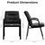 Office Guest Reception Chair Set of 2, Conference Room Chairs Waiting Room Chairs 2 Pack, Modern Leather Office Desk Chair No Wheels.