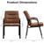 Office Guest Reception Chair Set of 4, Conference Room Chairs Waiting Room Chairs 4 Pack, Modern Leather Office Desk Chair No Wheels.