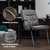 Office Guest Reception Chair Set of 4, Conference Room Chairs Waiting Room Chairs 4 Pack, Modern Leather Office Desk Chair No Wheels.