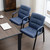 Office Guest Reception Chair Set of 4, Conference Room Chairs Waiting Room Chairs 4 Pack, Modern Leather Office Desk Chair No Wheels.