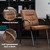 Office Guest Reception Chair Set of 6, Conference Room Chairs Waiting Room Chairs 6 Pack, Modern Leather Office Desk Chair No Wheels.