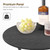 Bar Table, 2-Tier Round High Top Table, Pub Table, Home Bar Counter Height, Bistro Tables, for Kitchen, Living Room, Meeting Room, Pub, Black BT03BB