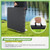 Outdoor 6 FT Folding Camping Table Plastic Table Portable Square Height Dining Table Perfect for Picnics, Parties, Party and Camping, Black