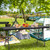 Outdoor Folding Camping Table Plastic Table Portable Square Height Dining Table Perfect for Picnics,Parties,Party and Camping,Black Ratten