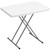30 Inch Foldable Table, Utility Foldable Tray Table for Small Spaces, Small Desk Adjustable Height for Party Event, Camping, White