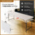 5.5 Feet ADJUSTABLE Foldable Table with Built in Handle & Steel Legs | 5.5FT Heavy Duty Folding Portable | Perfect for Party, Dining, Wedding, Events, Picnic Indoor, Outdoor, Camping, Utility, Folding