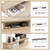 Standing Desk with Two Drawers, Stand Up Standing Desk Adjustable Height, Electric Sit Stand Table with Storage Shelf and Splice Board, 55 * 24 inch, Maple