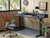 Standing Desk with Two Drawers, Stand Up Standing Desk Adjustable Height, Electric Sit Stand Table with Storage Shelf and Splice Board, 63 * 24 inch, Black