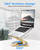 Adjustable Laptop Stand, Computer Stand with 360 Rotating Base, Ergonomic Laptop Riser Mount for Desk Foldable Protable Computer Desk Fits with MacBook Pro Air (10-16") - Gold